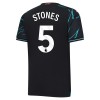 Original Trikotsatz Manchester City Stones 5 Ausweichtrikot 2023-24 Für Kinder